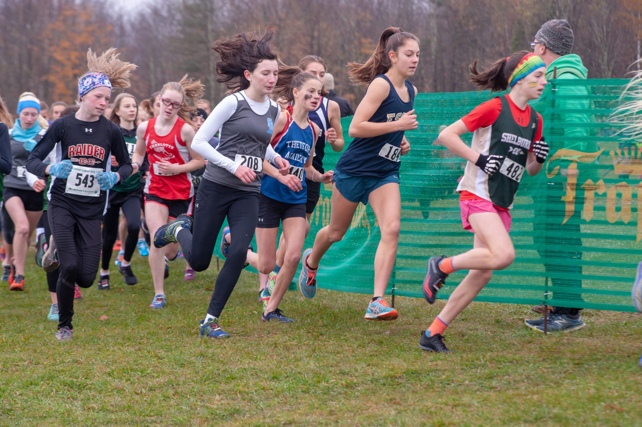 Middle School Success at XC State Championship Meet Thetford Academy