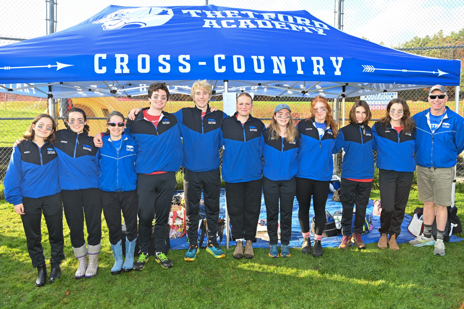 Cross Country Teams Shine at States, Earn Second Thetford Academy